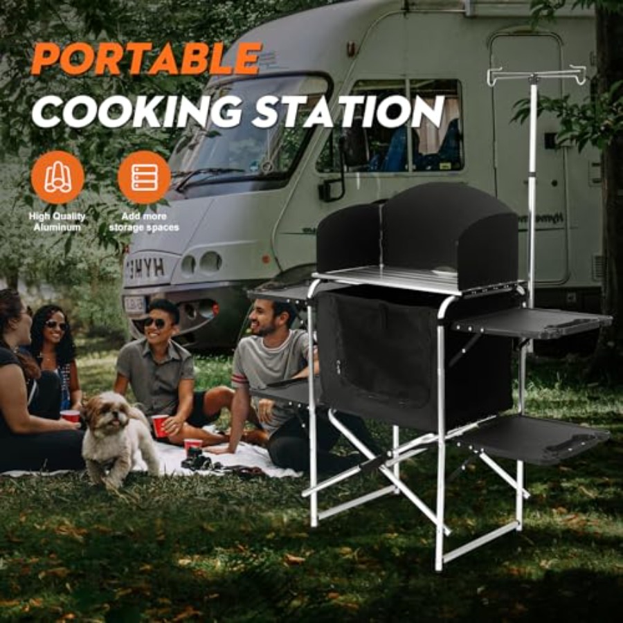 Camping Kitchen Table for Outd - Outdoor Camping Kitchen Setup recensie en prijs