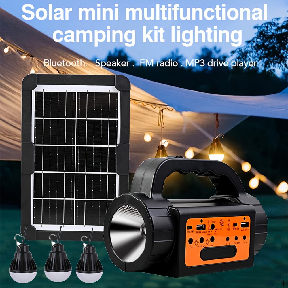 Solar Rechargeable Camping Lig - Portable Power Station recensie en prijs