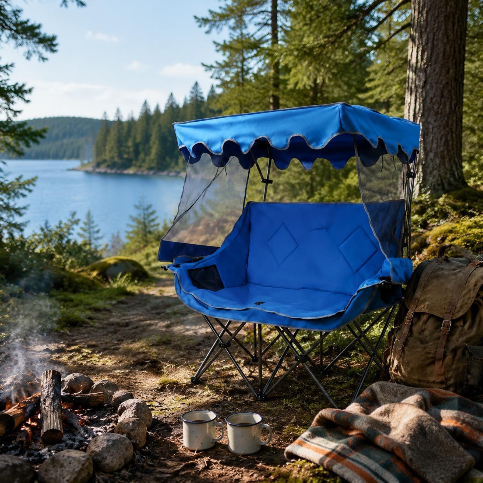 Camping Chair with Canopy Heav - Outdoor Camping Canopy recensie en prijs