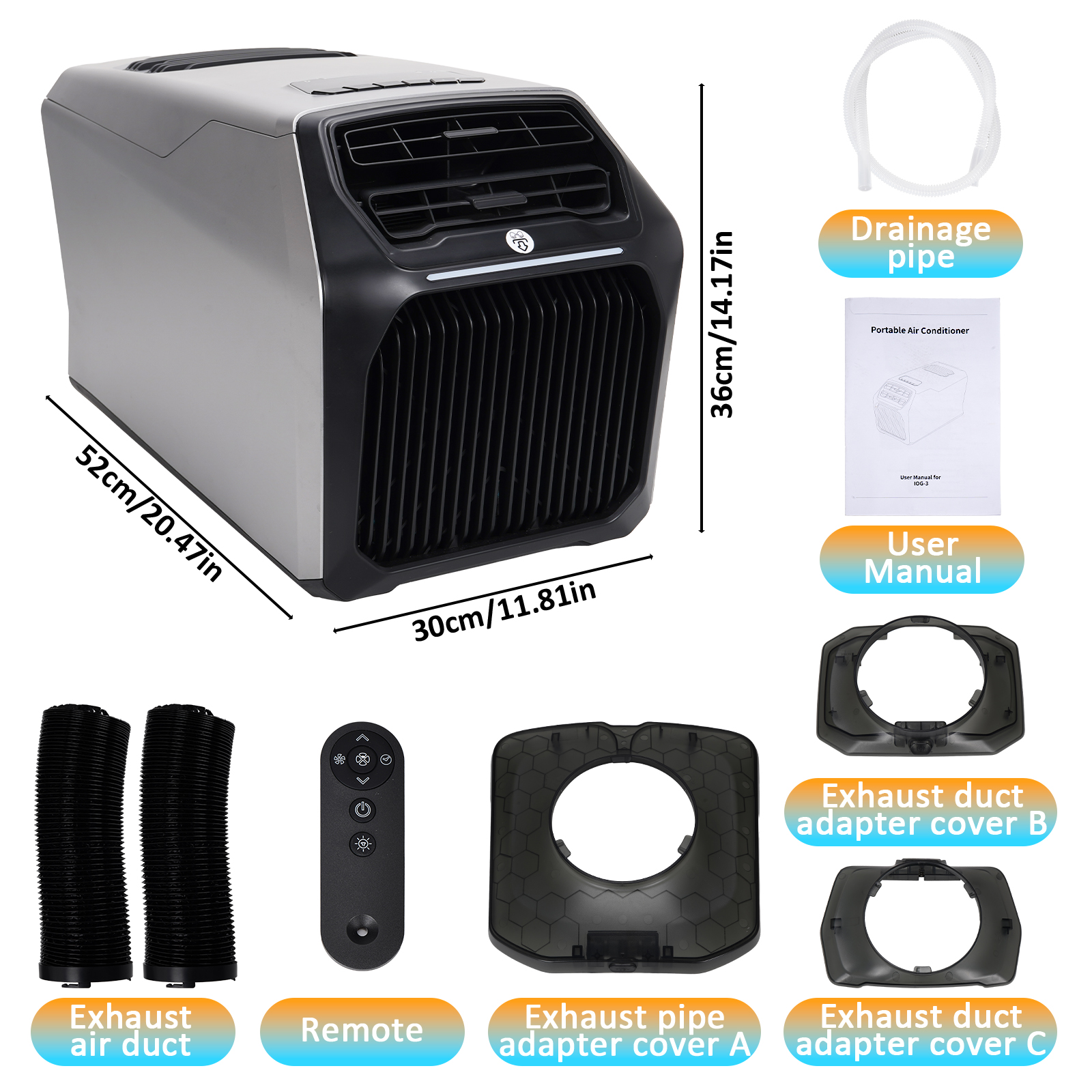 6800BTU Portable Air Condition - Outdoor Camping Trailer recensie en prijs