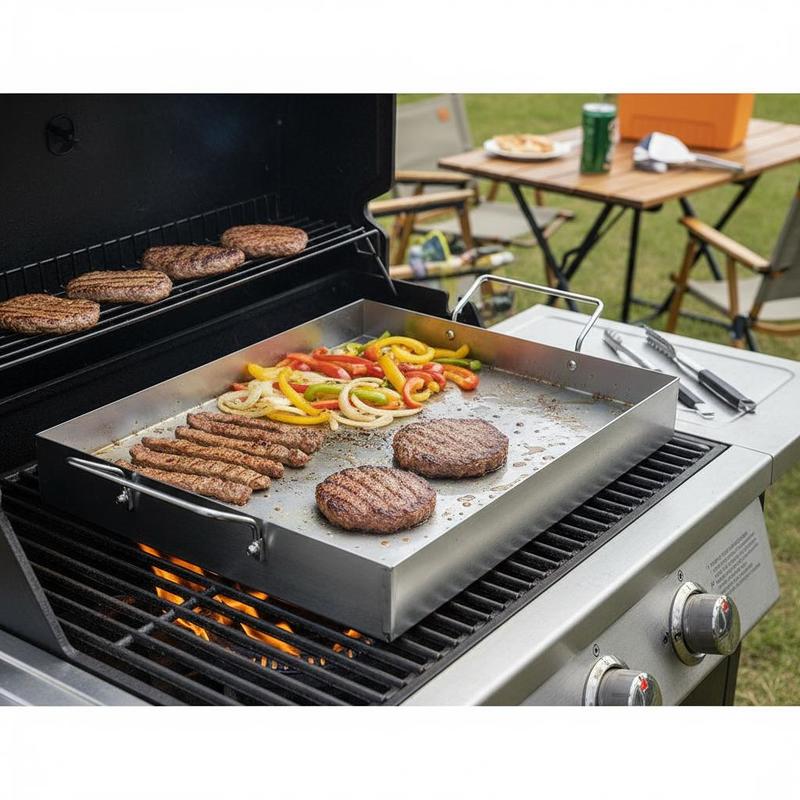 Free Shipping-Rectangular Flat - Outdoor Camping Grill recensie en prijs