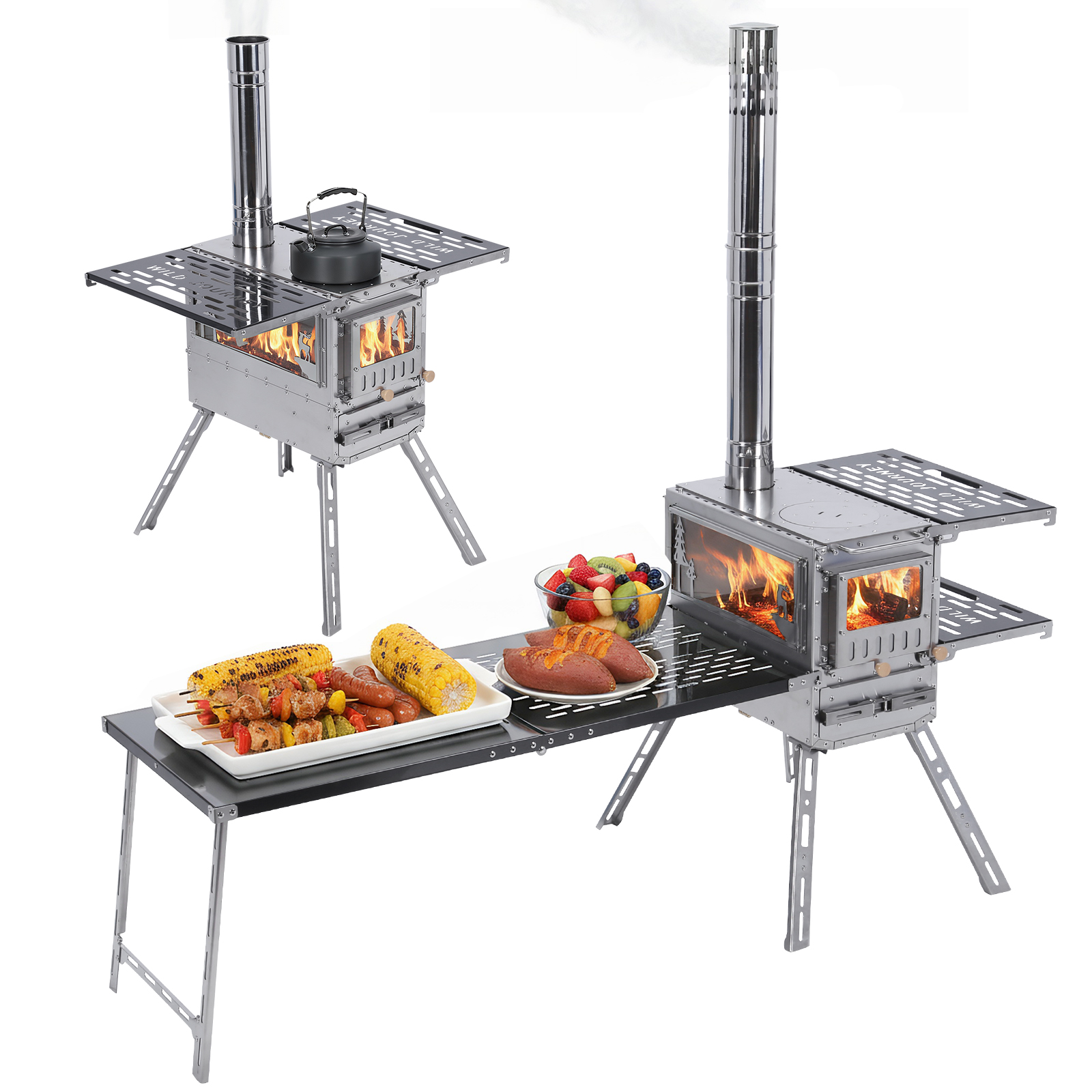 Camping Stove with Oven & Camp - Outdoor Camping Cooking Table recensie en prijs