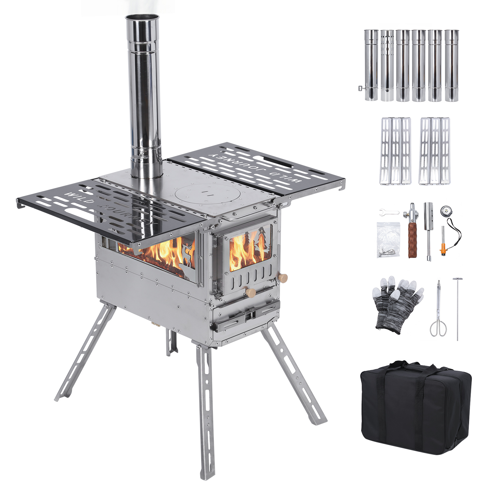 Camping Stove with Oven & Camp - Outdoor Camping Cooking Table recensie en prijs