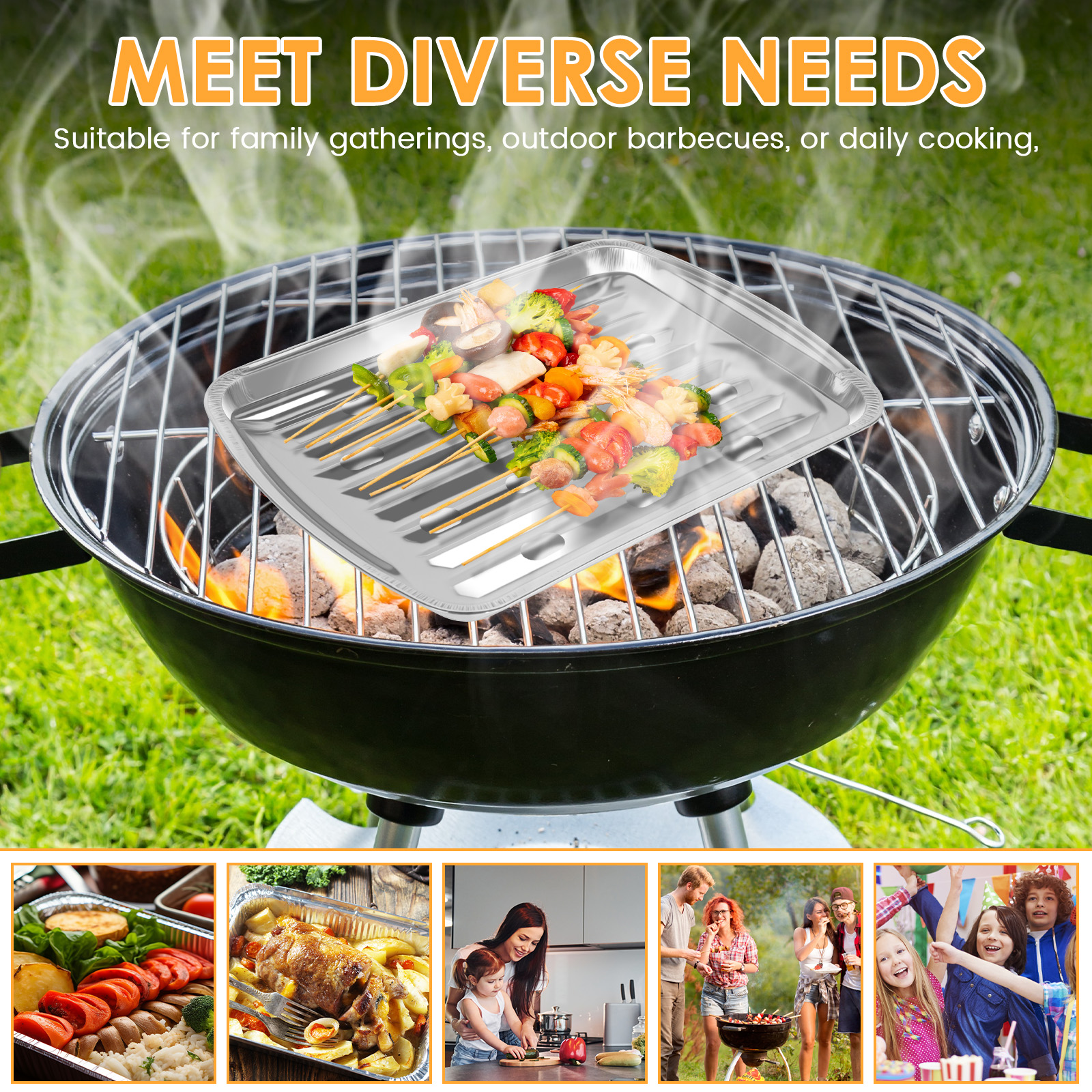 Aluminum Foil Trays Non-Stick  - Outdoor Camping Food recensie en prijs