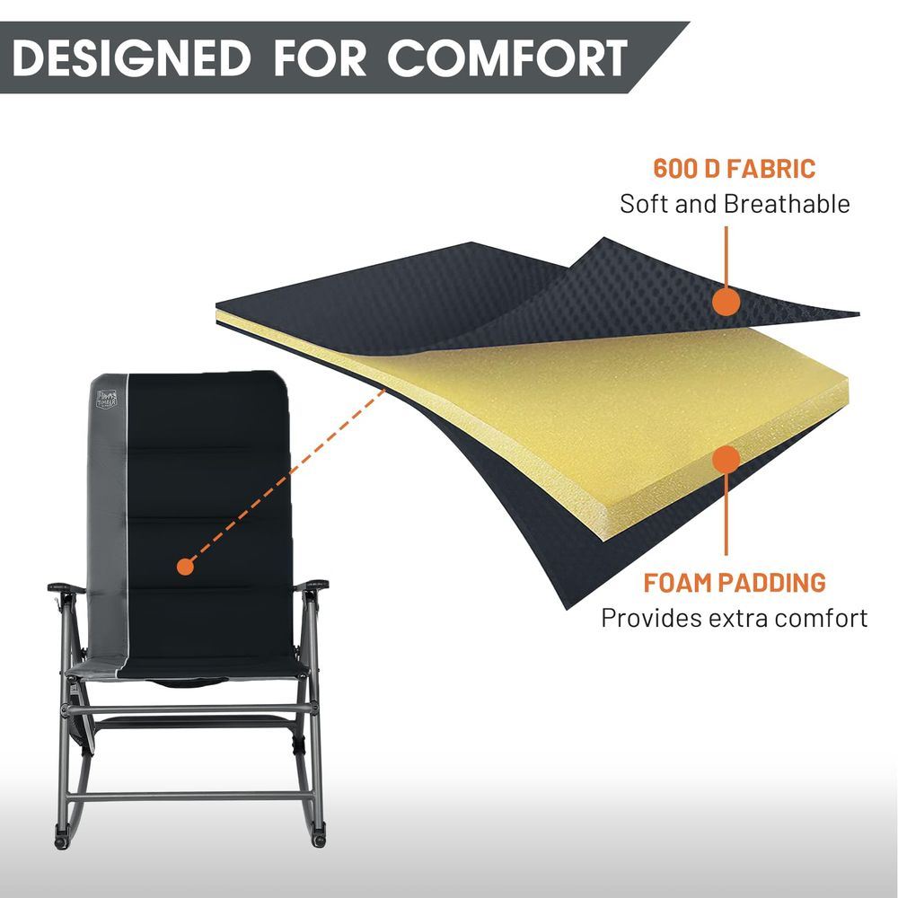 Oversized Folding Rocking Camp - Outdoor Camping High Chair recensie en prijs