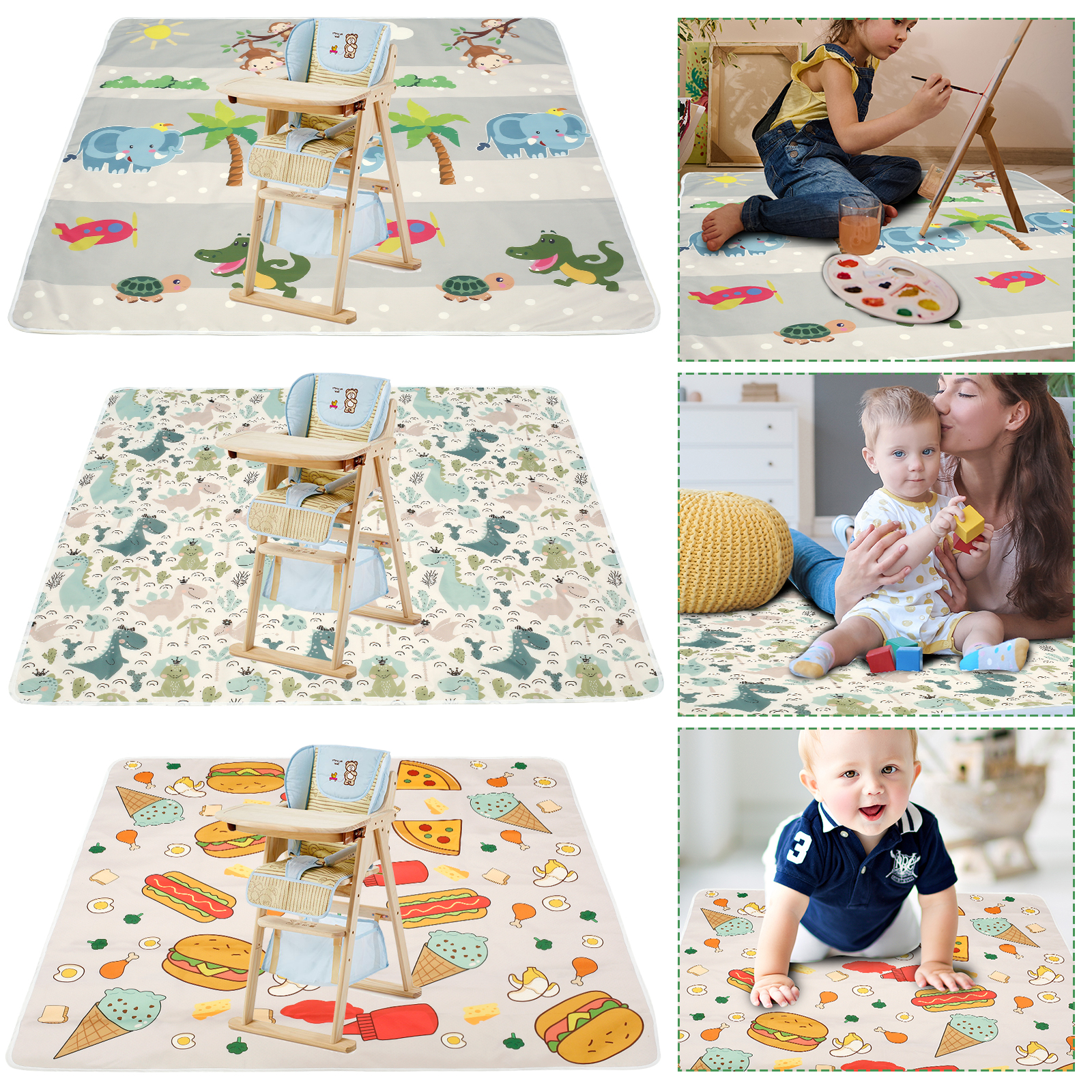 Baby Splat Mat for Under High  - Outdoor Camping High Chair recensie en prijs