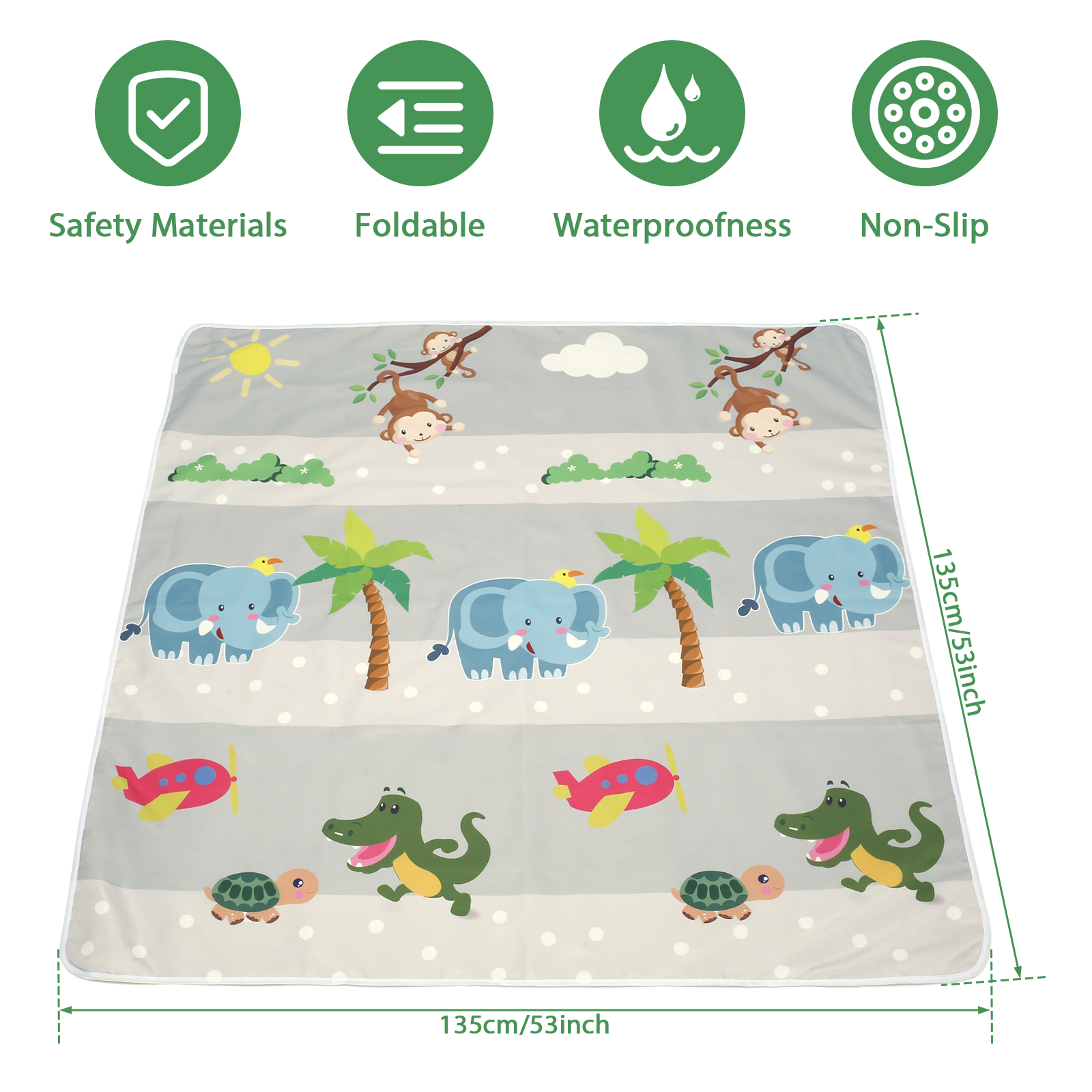 Baby Splat Mat for Under High  - Outdoor Camping High Chair recensie en prijs