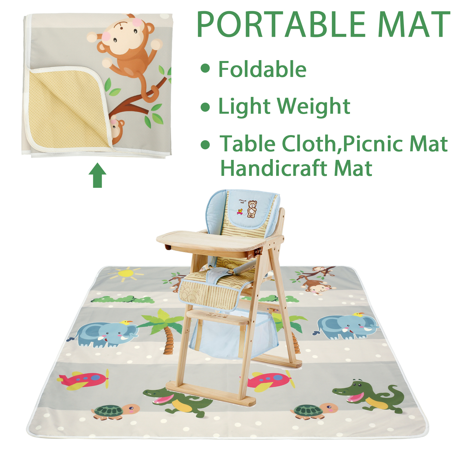 Baby Splat Mat for Under High  - Outdoor Camping High Chair recensie en prijs
