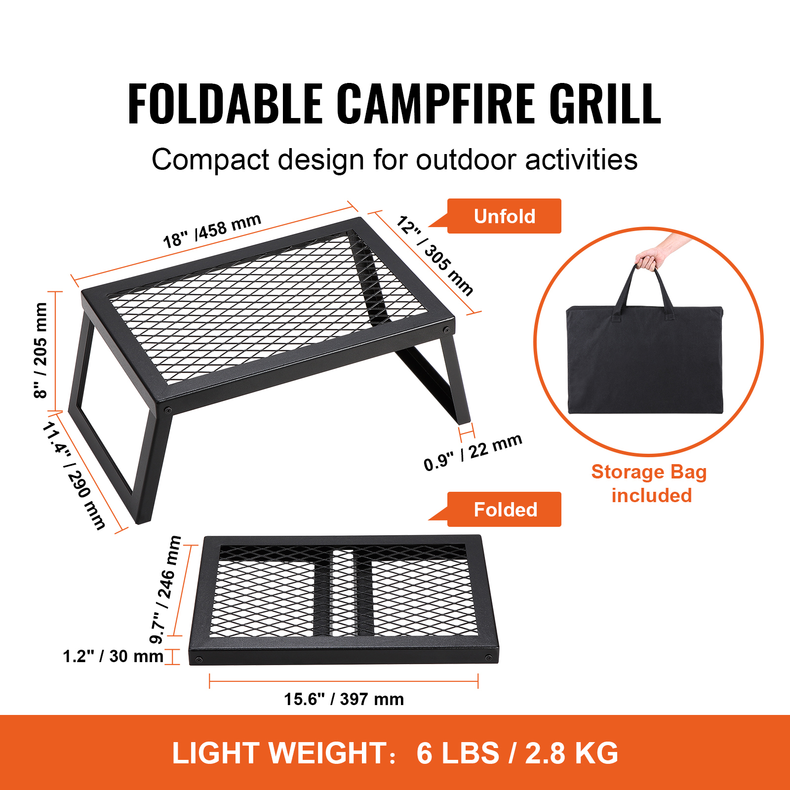 SucceBuy 18/24in Barbecue Char - Outdoor Camping Grill recensie en prijs