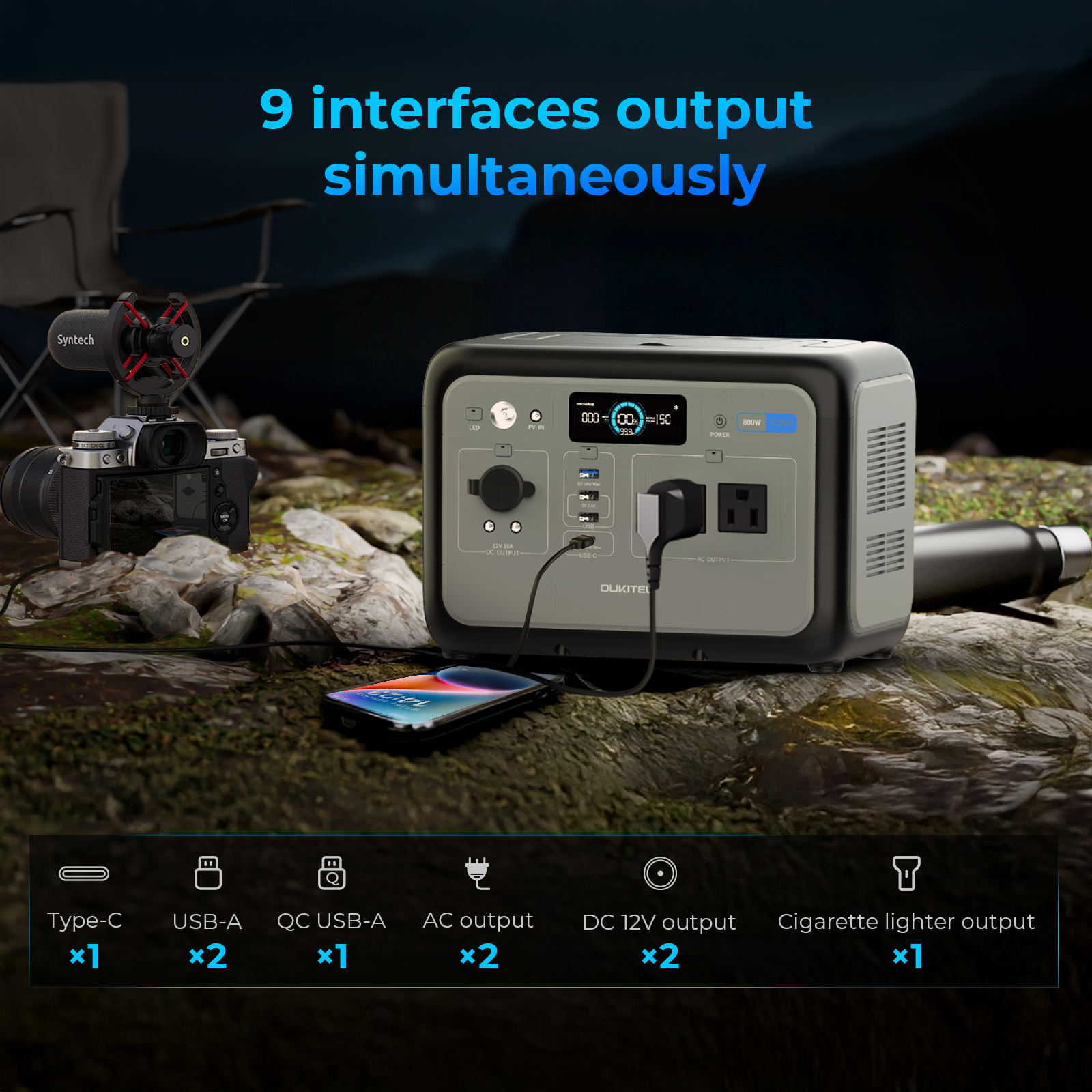 800W LiFePO4 Portable Power St - Portable Power Station recensie en prijs