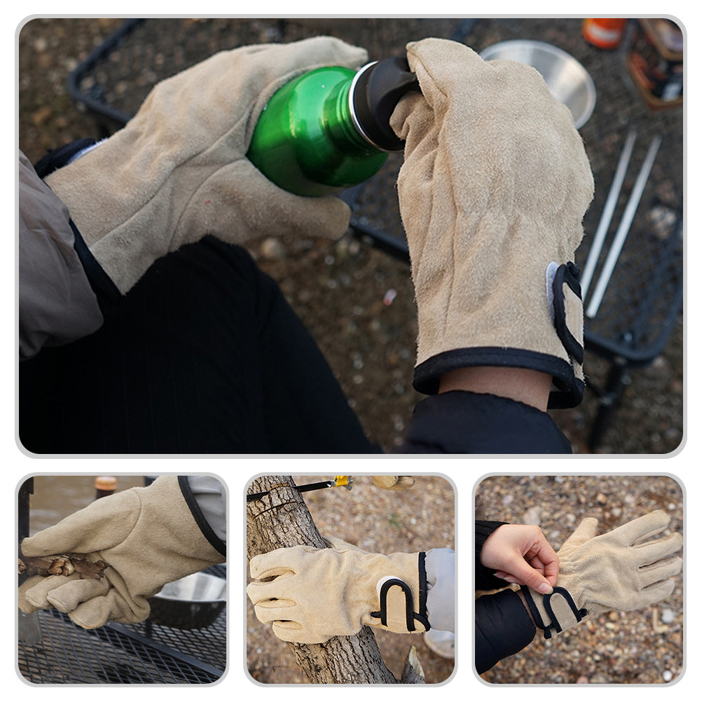 1Pair Oven Mitts Heat Resistan - Outdoor Camping Bbq recensie en prijs