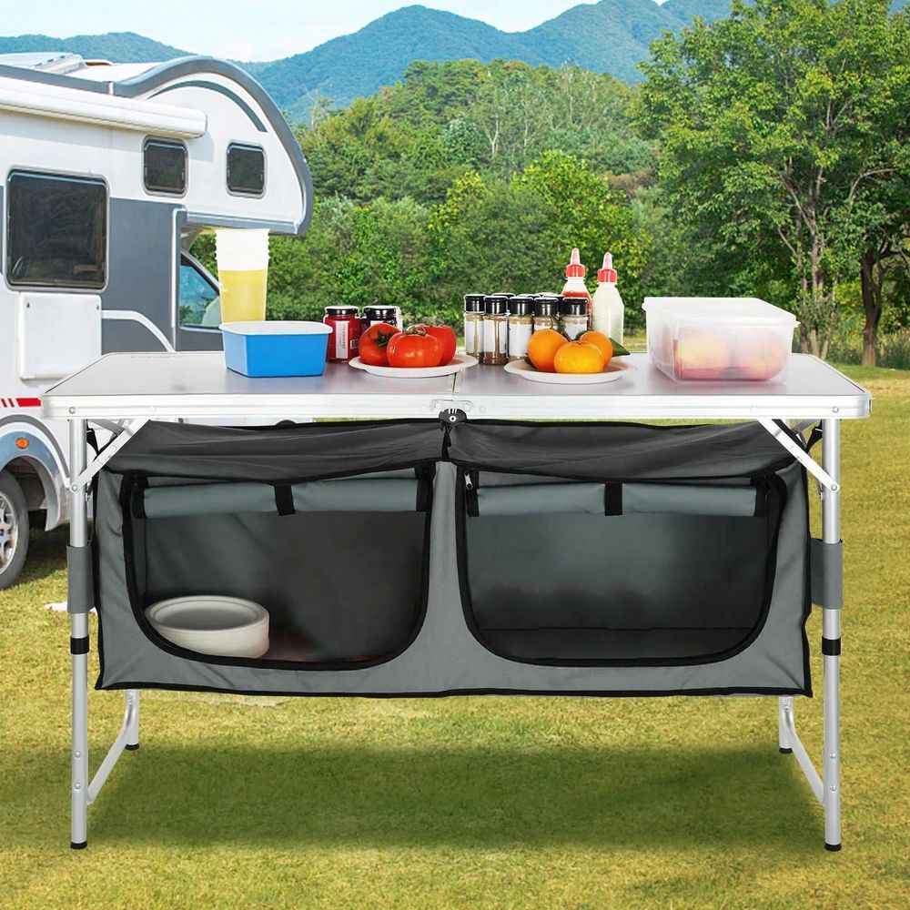 Kitchen Table, Quick SetUp Fol - Outdoor Camping Kitchen Setup recensie en prijs