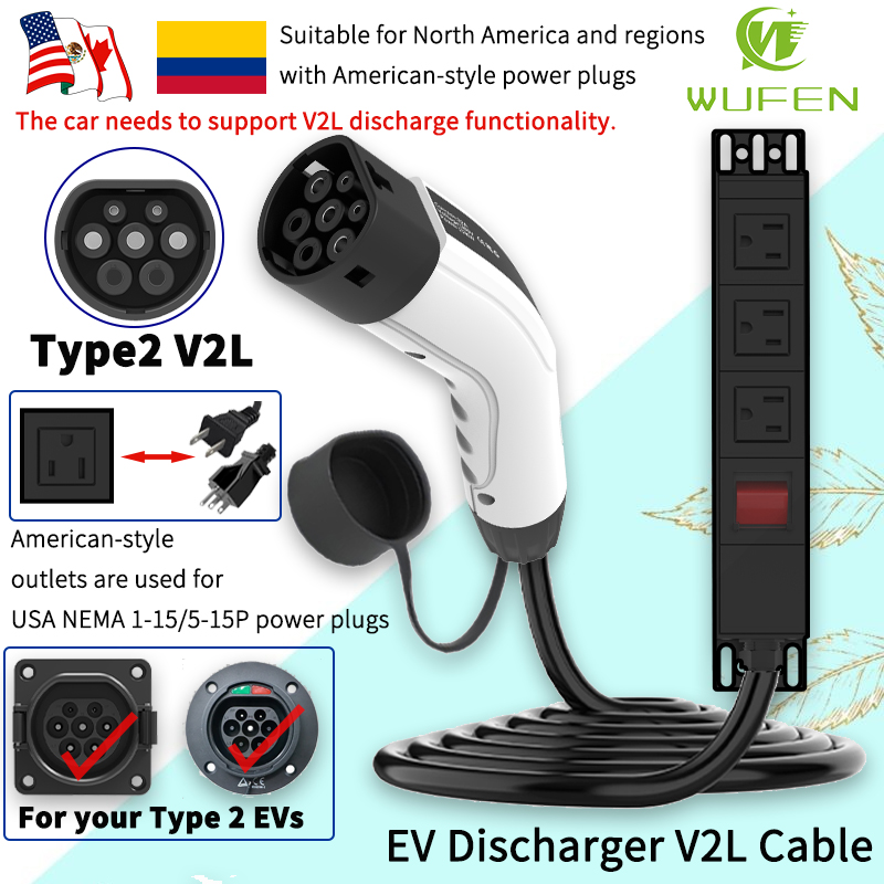 WUFEN Portable Type 2 V2L Cabl - Outdoor Camping Vehicle recensie en prijs