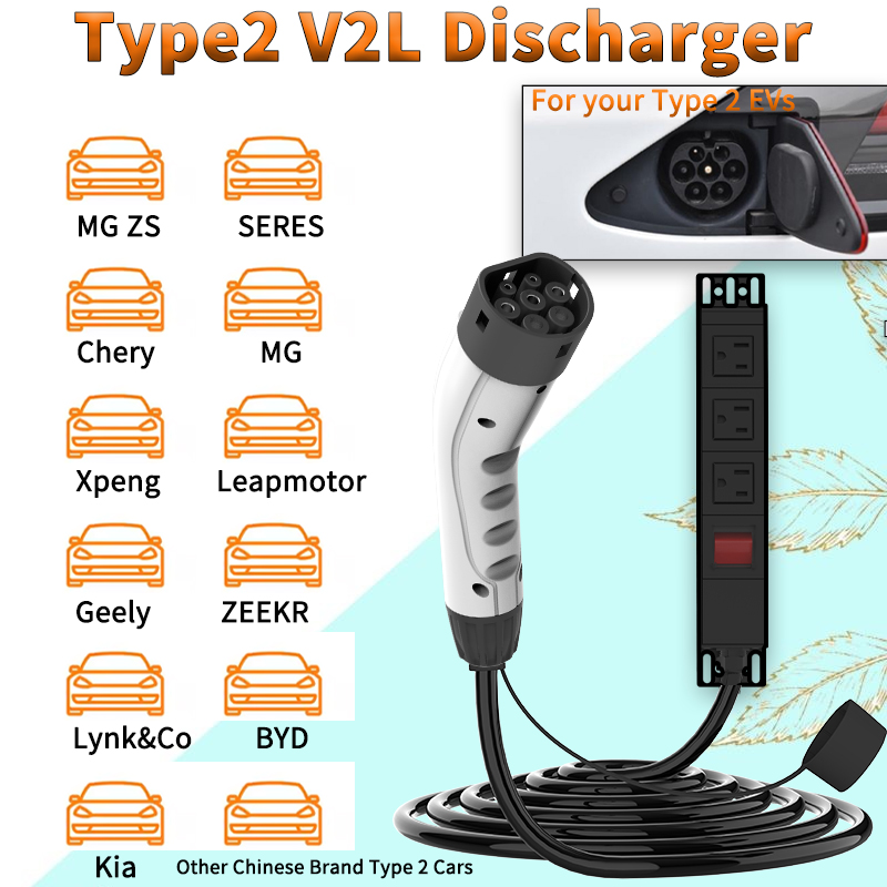 WUFEN Portable Type 2 V2L Cabl - Outdoor Camping Vehicle recensie en prijs