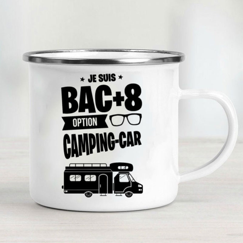 Camping Car Enamel Mug Adventu - Outdoor Camping Ideas recensie en prijs