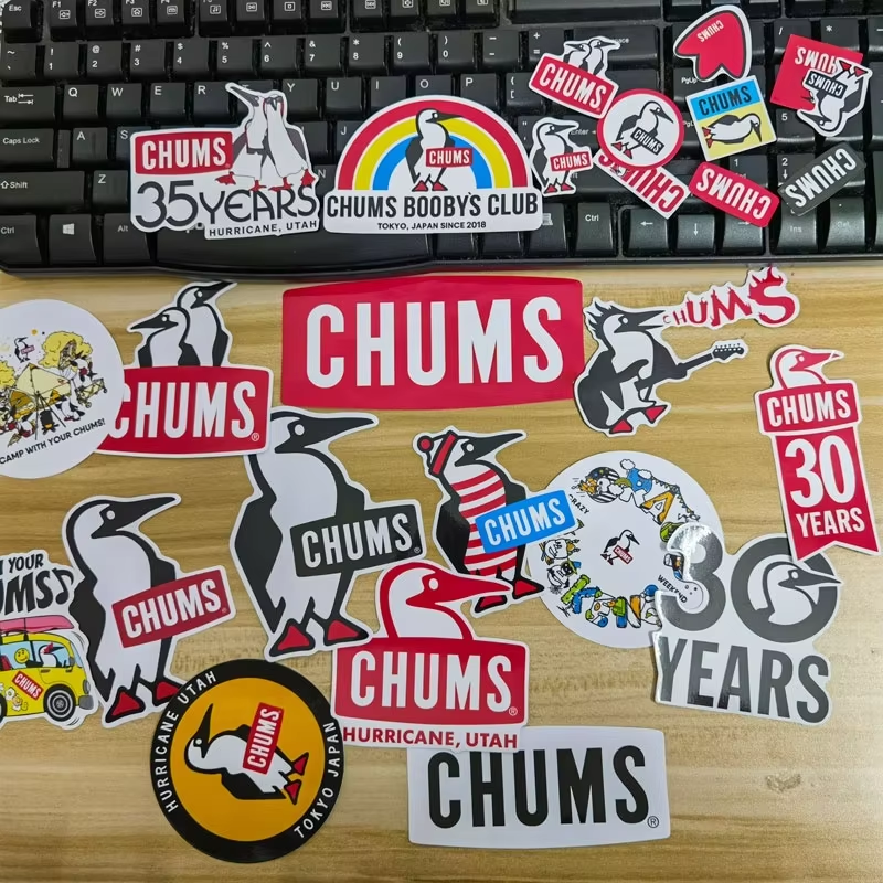 10pcs Wholesal Vinyl Stickers  - Outdoor Camping Brand recensie en prijs