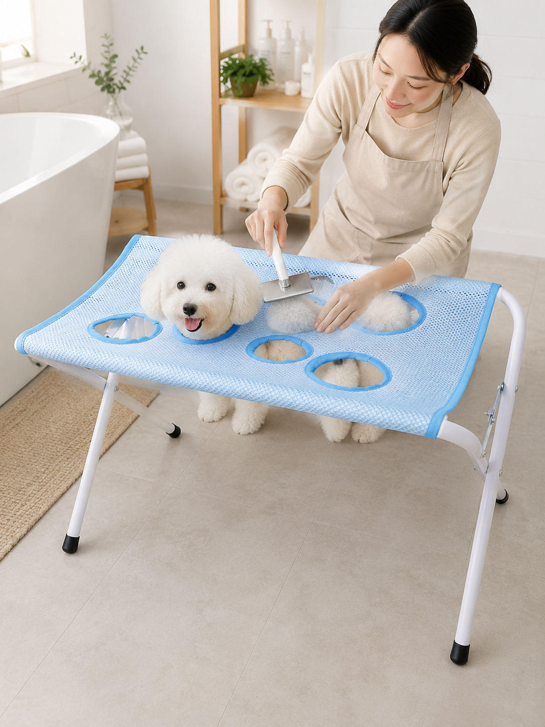 Foldable Pet Grooming Table Ad - Camp Table Folding recensie en prijs
