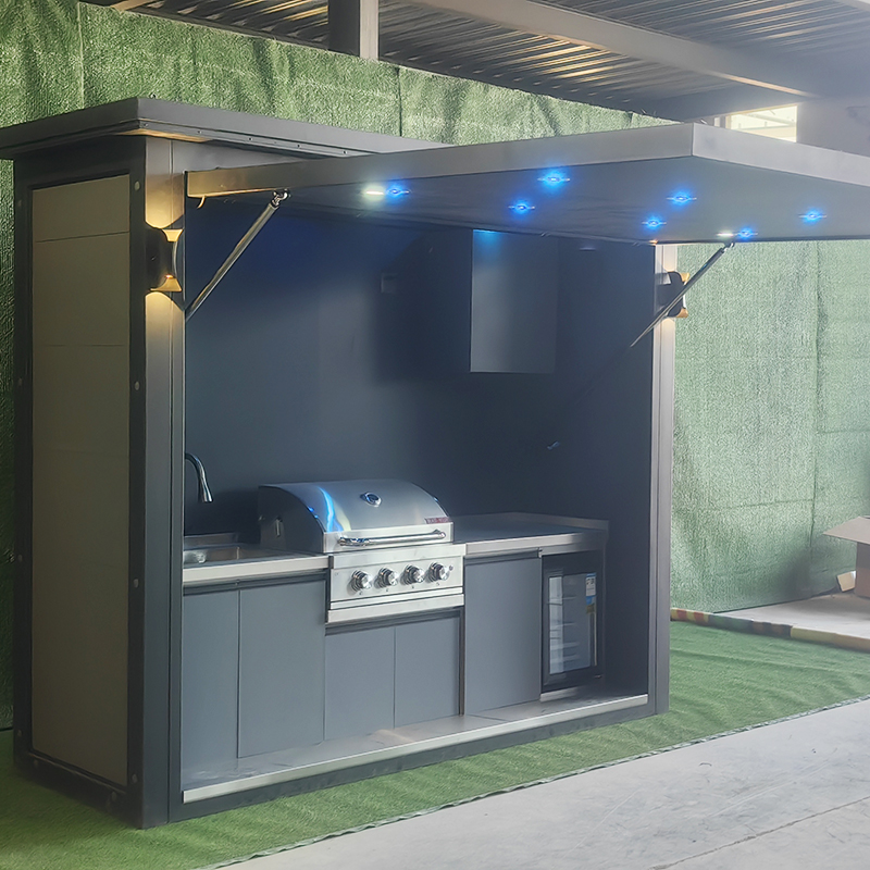 Portable Outdoor Kitchen Pod W - Outdoor Camping Kitchen Setup recensie en prijs