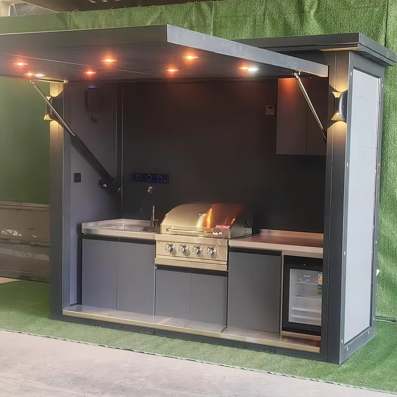 Portable Outdoor Kitchen Pod W - Outdoor Camping Kitchen Setup recensie en prijs