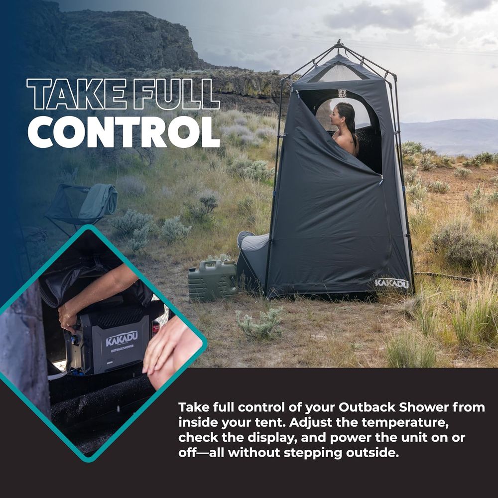 Portable Outdoor Shower Tent w - Outdoor Camping Light Portable recensie en prijs