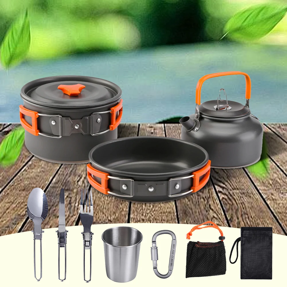 Camping Cookware Kit Kettle Po - Outdoor Camping Utensils recensie en prijs