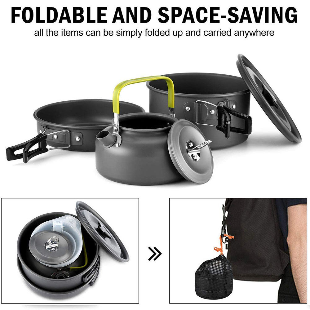 Outdoor camping cookware set m - Camp Cooking Set recensie en prijs