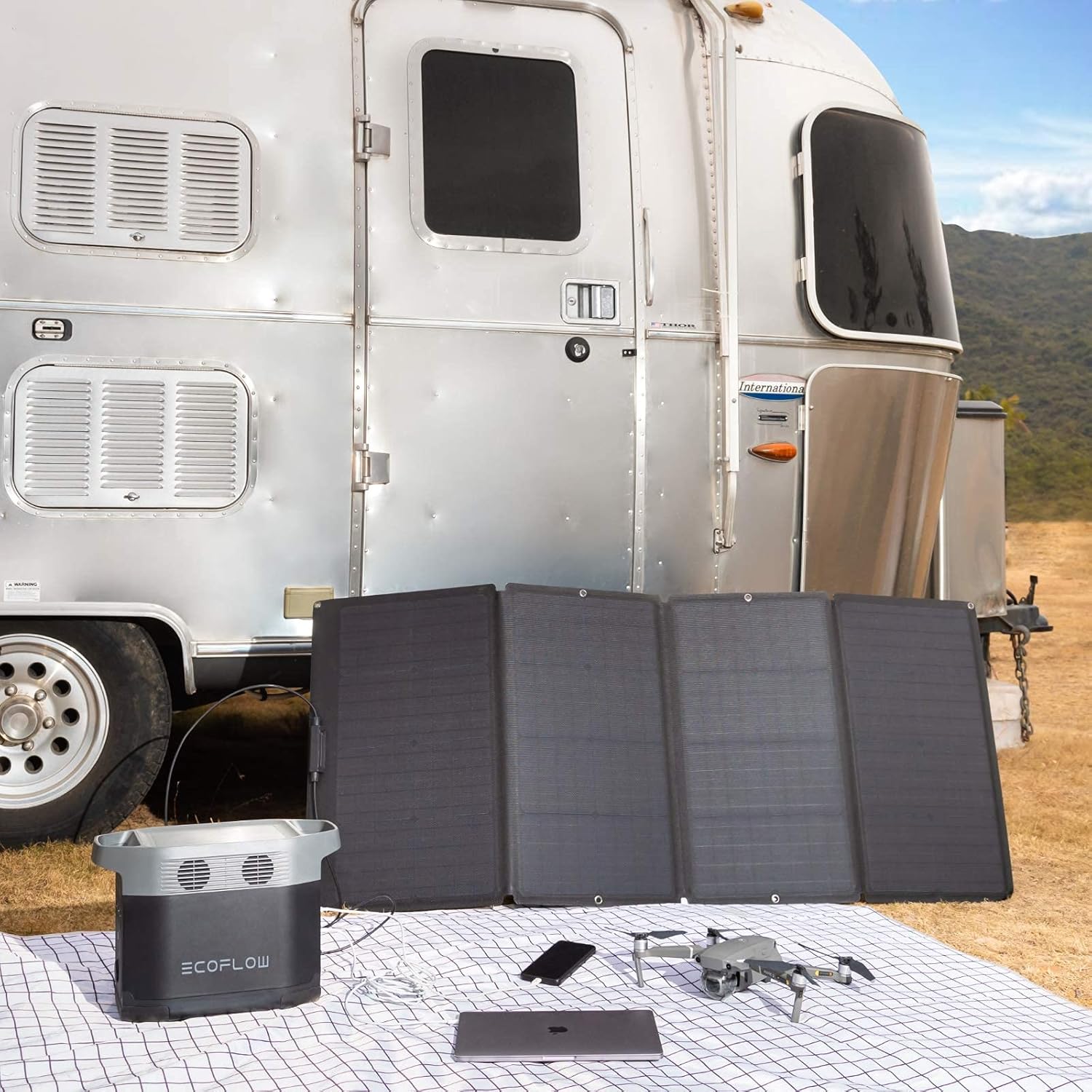 160 Watt Foldable Solar Panel  - Portable Power Station recensie en prijs