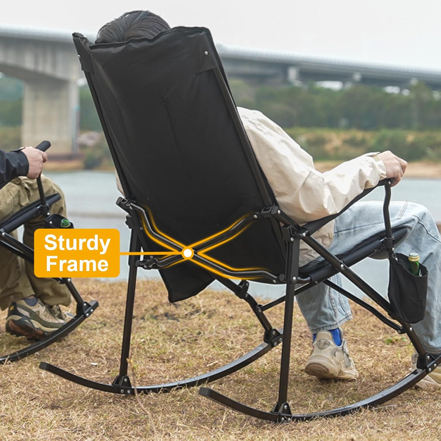 2 Pack High Back Portable Rock - Outdoor Camping High Chair recensie en prijs