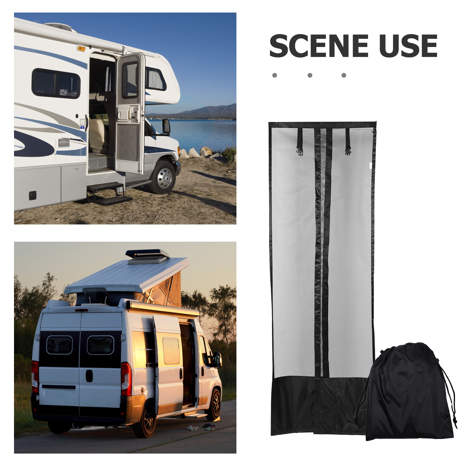 Mesh Rv Door Curtain Uv Sun Bl - Outdoor Camping Trailer recensie en prijs