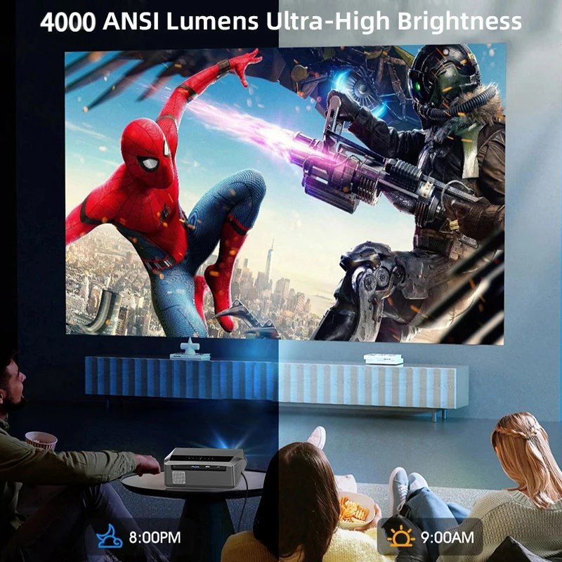 CAIWEI A10Q Projector 4K Full  - Outdoor Camping Tv recensie en prijs