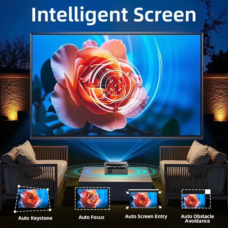 CAIWEI A10Q Projector 4K Full  - Outdoor Camping Tv recensie en prijs