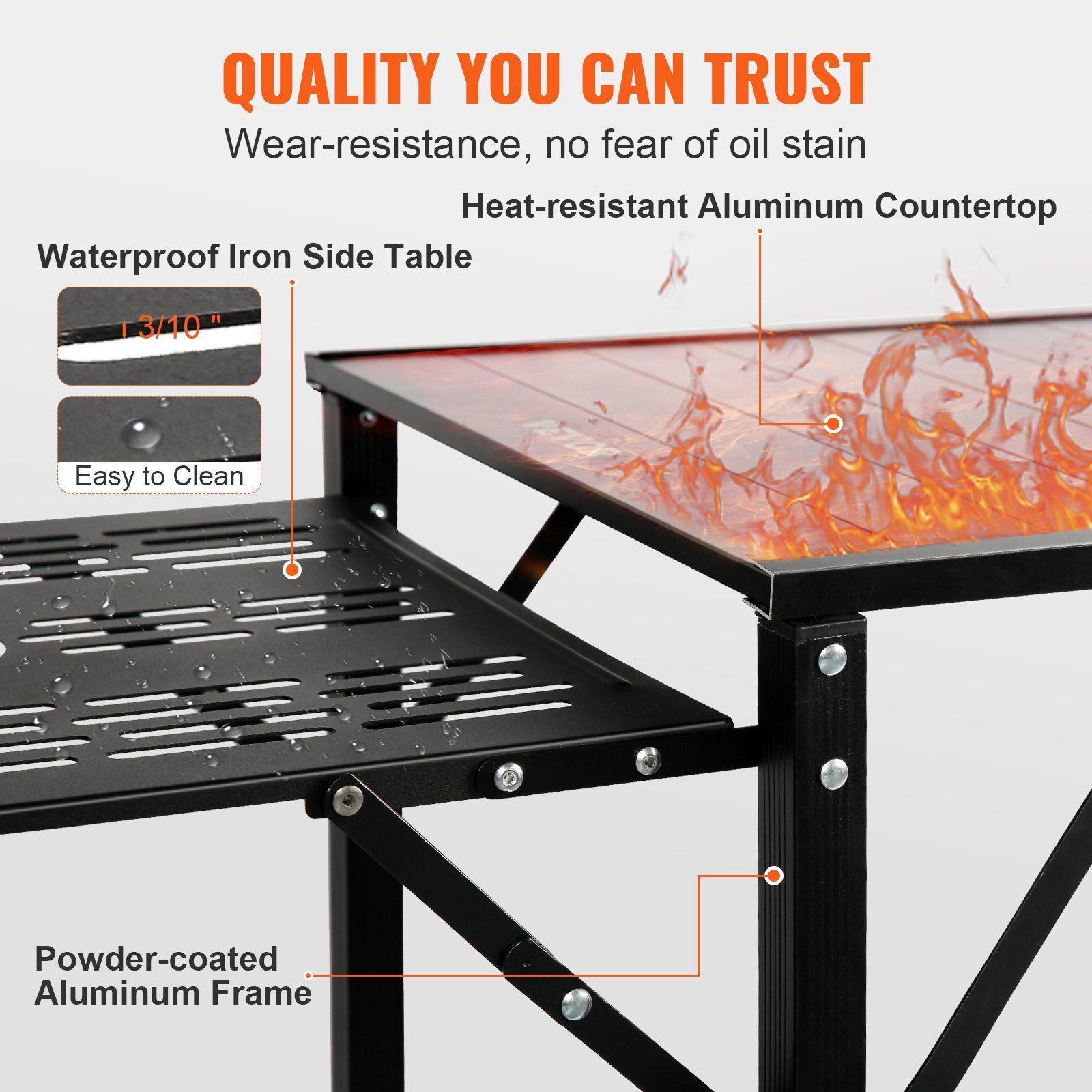 All-in-one 49.6in Aluminum Cam - Outdoor Camping Kitchen Setup recensie en prijs