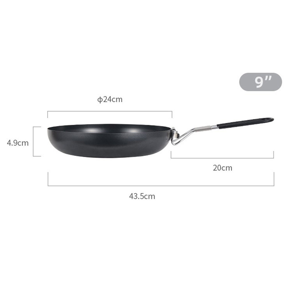 Camping Non Stick Frying Pan 9 - Outdoor Camping Bbq recensie en prijs