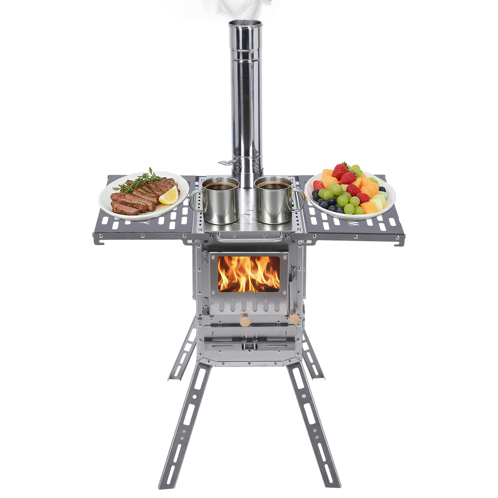 Hot Tent Stove with Oven & Cam - Outdoor Camping Cooking Table recensie en prijs