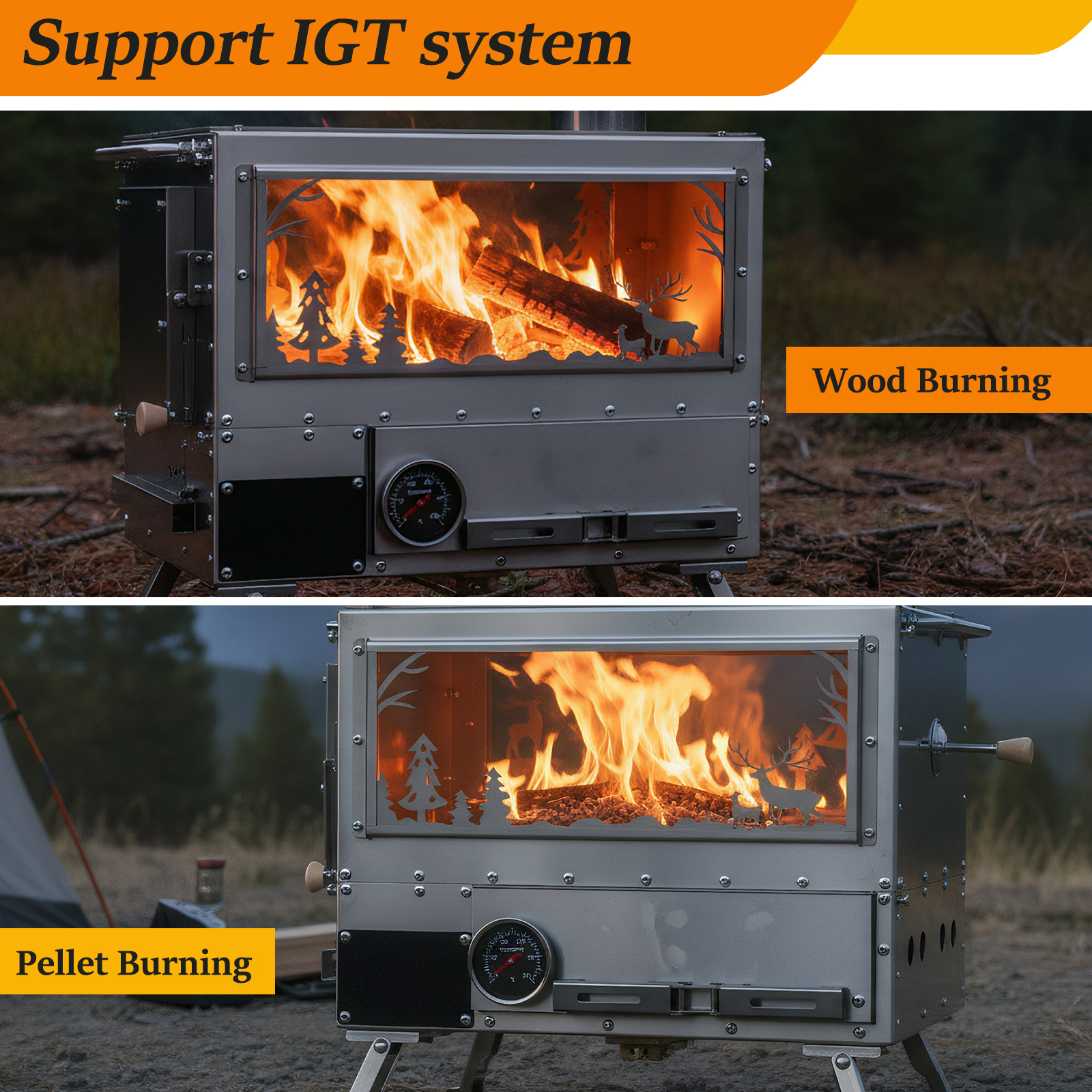 Hot Tent Stove with Oven & Cam - Outdoor Camping Cooking Table recensie en prijs